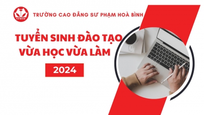 THÔNG BÁO TUYỂN SINH ĐẠI HỌC HÌNH THỨC VỪA HỌC, VỪA LÀM - NĂM 2024