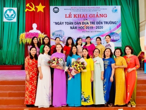 Cơ sở GDMN Thực hành Hoa Sen và trường PTTH Chất lượng cao Nguyễn Tất Thành trực thuộc bet365 de
 khai giảng năm học 2019 – 2020