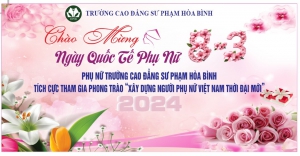 Rực r?ngày Quốc t?Ph?n?tại trường Cao đẳng Sư phạm Hoà Bình - Năm 2024