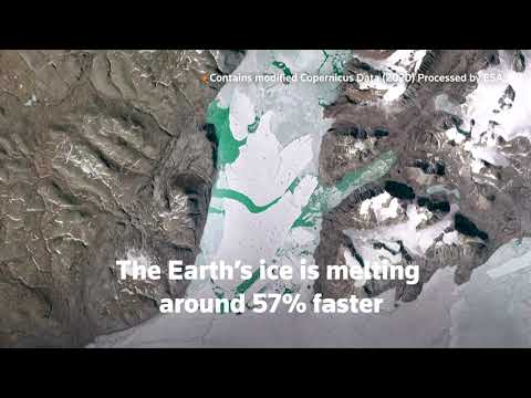 Earth&#039;s ice melting at record rate, new study suggests