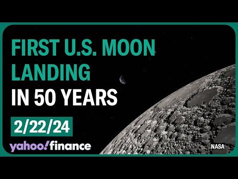 First U.S. moon landing since 1972 and first-ever by privately-owned spacecraft