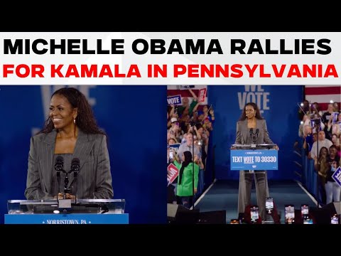 LIVE: Michelle Obama Rallies In Montgomery County In Support Of Kamala Harris | U.S. Election